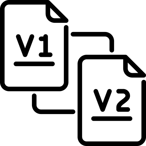 Research contracts version control